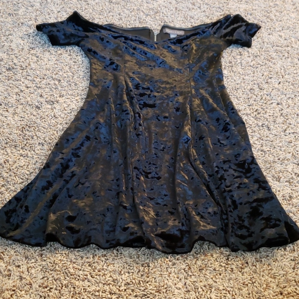 Kendall and Kylie Velvet mini dress